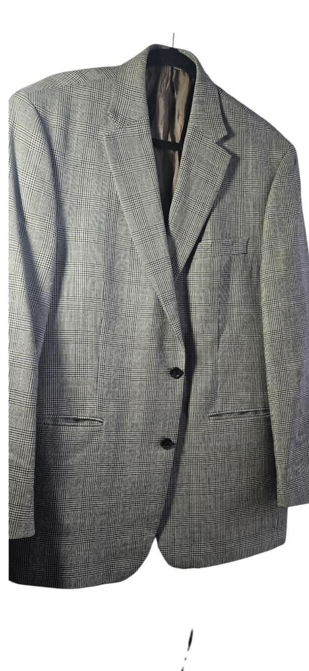 Vintage Lauren Ralph Lauren Fine Woven Silk Wool Sport Coat Size 43R, Formal
